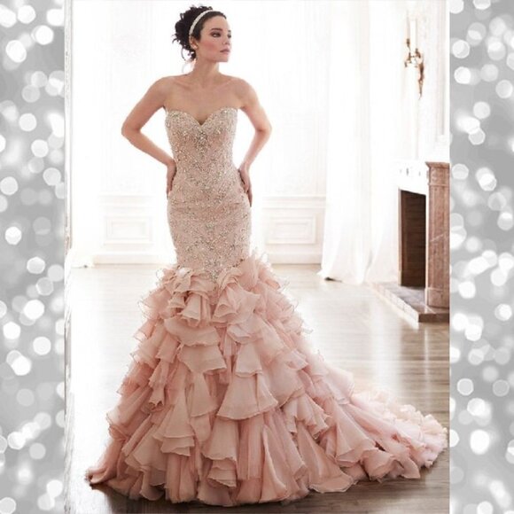 NWT Maggie Sottero Wedding Gown 5MT118 Serencia - Picture 1 of 8